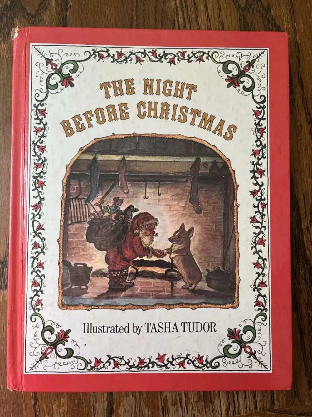 THE NIGHT BEFORE CHRISTMAS By Clement C. Moore & Tasha Tudor 9th print 1984